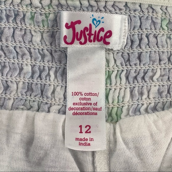 2/$25 Justice Girls' Patterned Skirt with Sequin Hem and Modesty Shorts, 12 - Picture 10 of 12